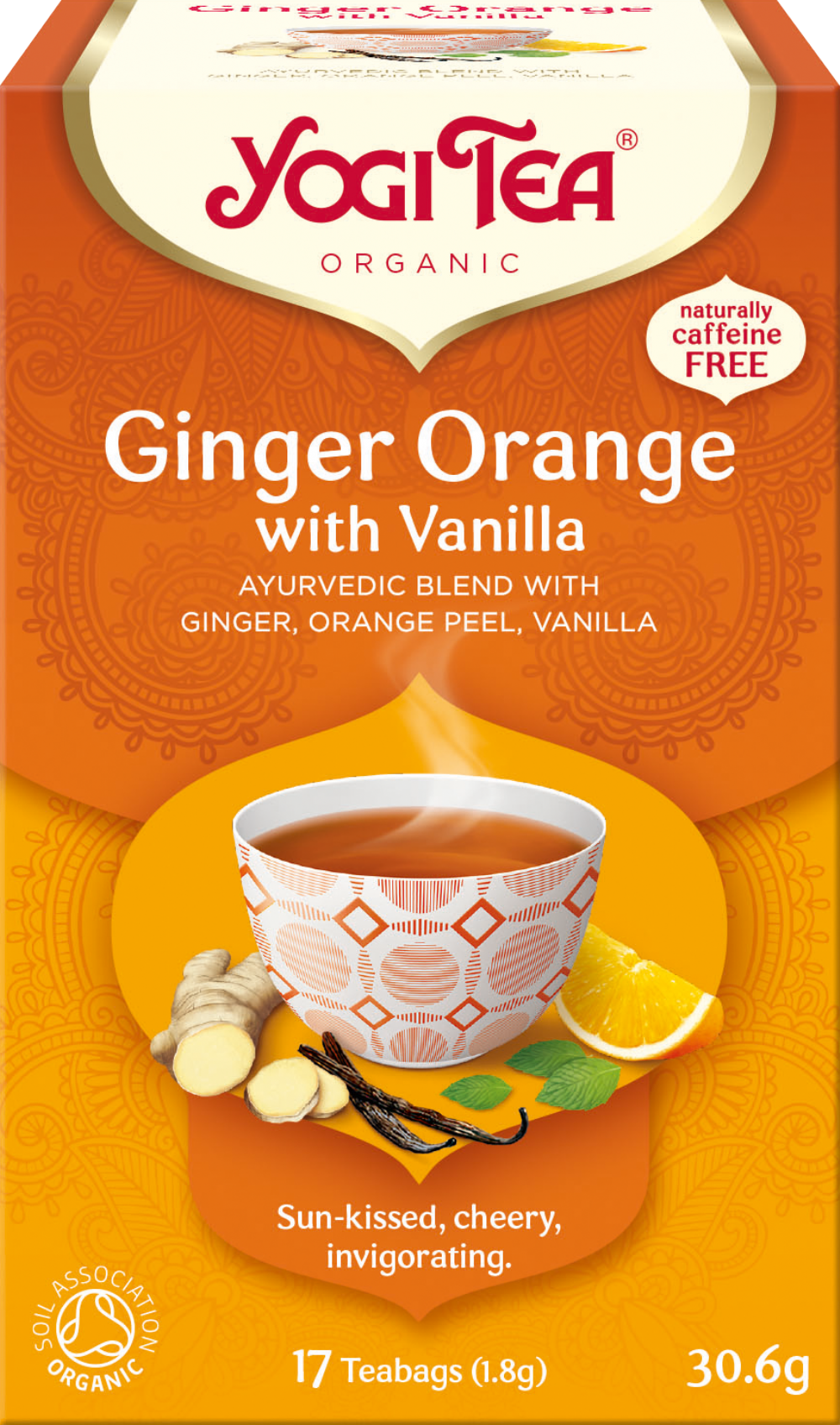Yogi Tea Ginger Orange With Vanilla - 17 Teabags 30.6G