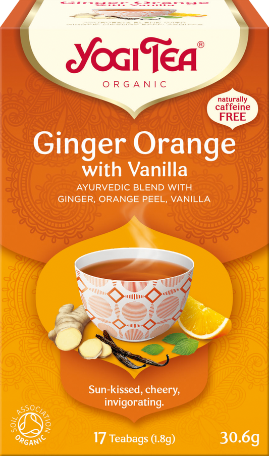 Yogi Tea Ginger Orange With Vanilla - 17 Teabags 30.6G