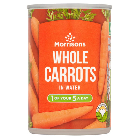 Morrisons Tinned Whole Carrots (300g)