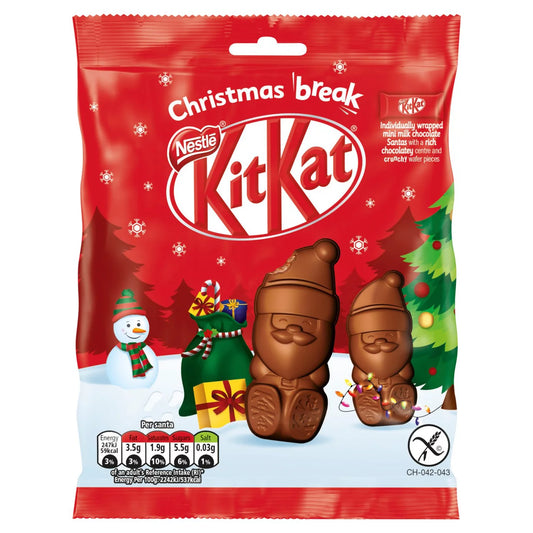 KitKat Mini Milk Chocolate Santas