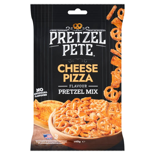 Pretzel Pete Cheese Pizza Flavour Pretzel Mix 160G