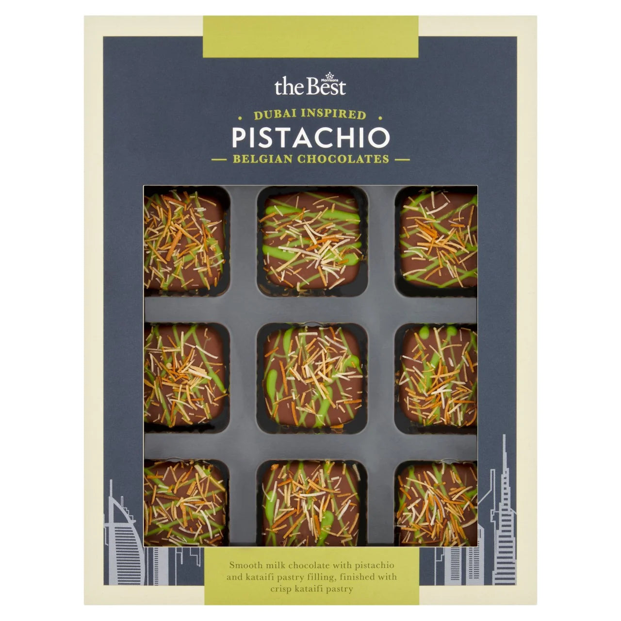 Morrisons The Best Dubai Inspired Chocolate Assortment Box 180g