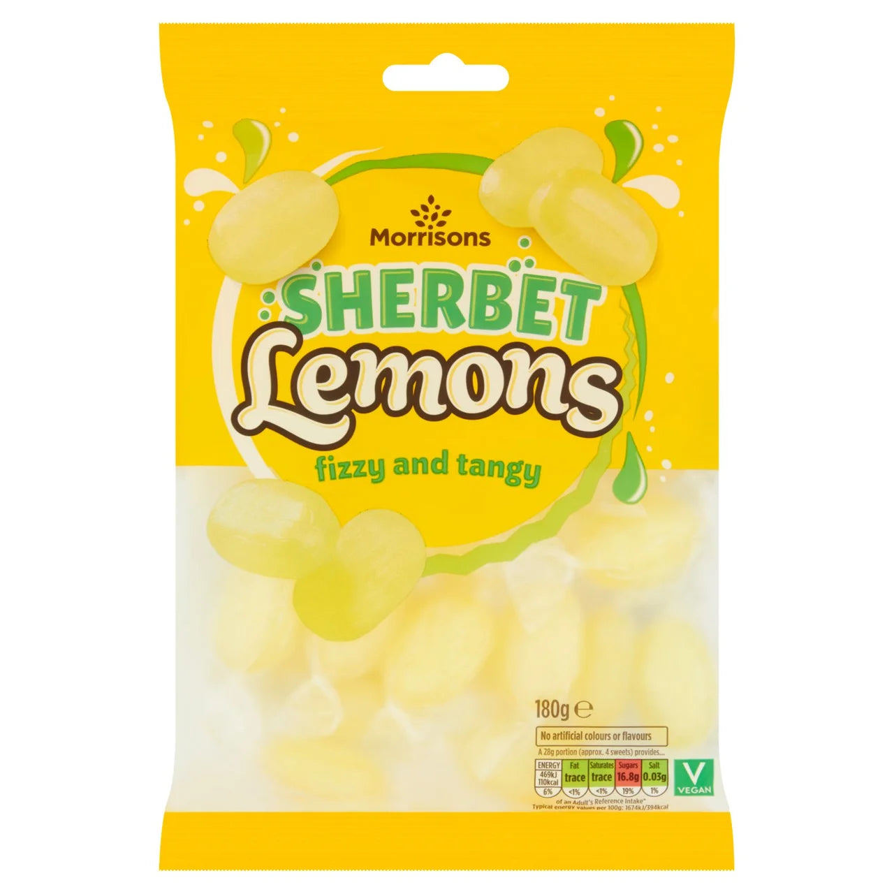 Morrisons Sherbet Lemons 180g