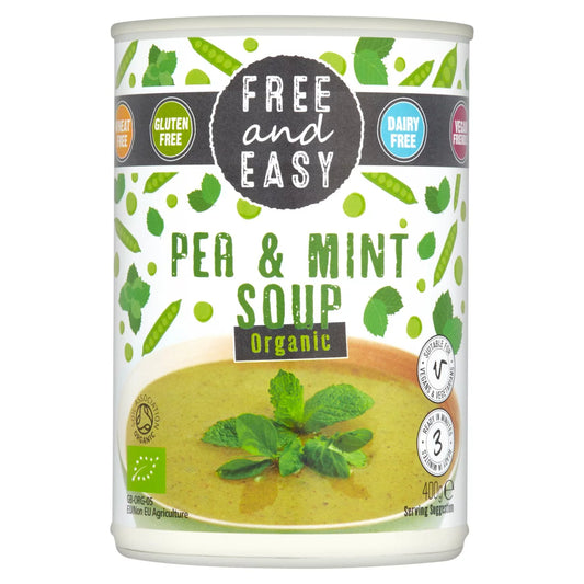 Free And Easy Organic Pea & Mint Soup 400G
