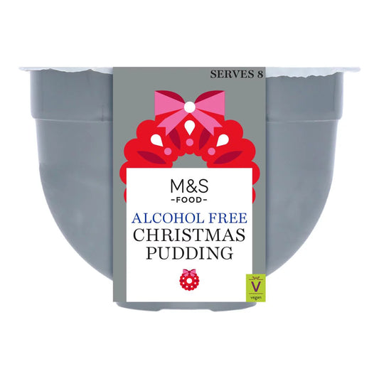 Marks & Spencer Alcohol Free Christmas Pudding - Serves 8