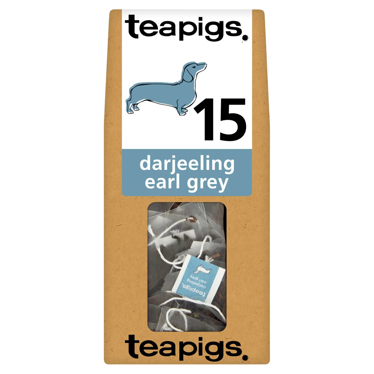 Teapigs 15 Darjeeling Earl Grey Tea Temples 37.5G