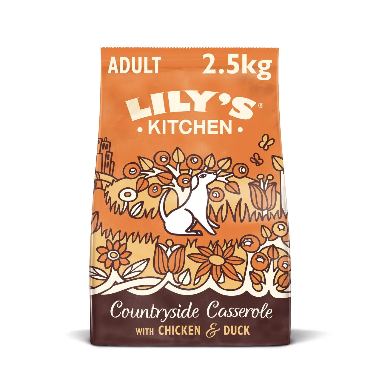 Lily's Kitchen Dog Chicken & Duck Countryside Casserole Adult Dry Food - 2.5kg