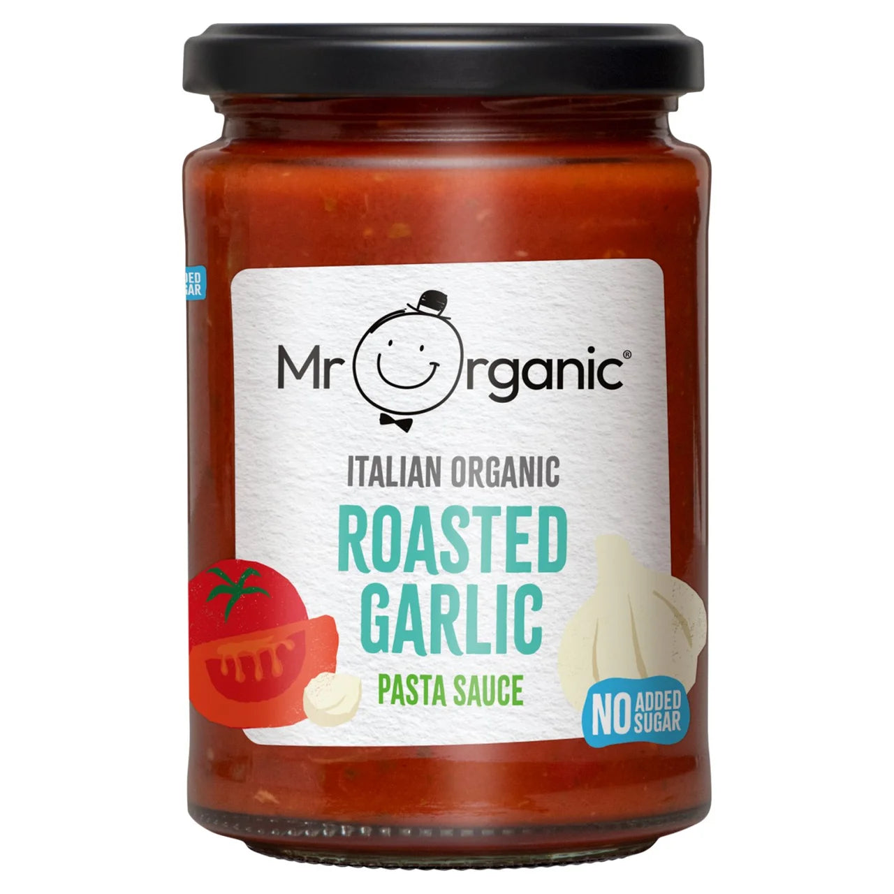 Mr Organic Authentic Italian Roasted Garlic Pasta Sauce 350G