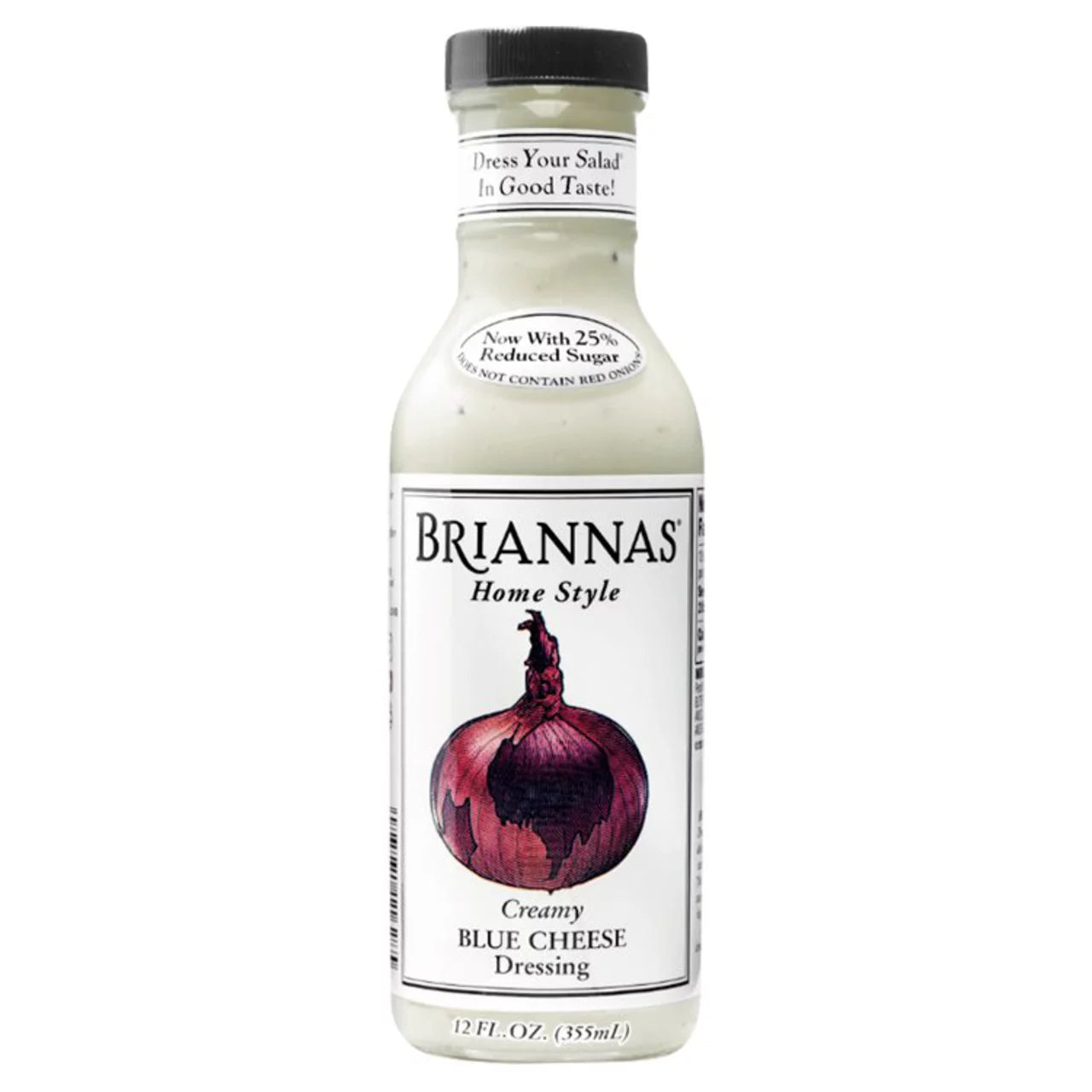 Briannas Home Style Creamy Blue Cheese Dressing 355Ml