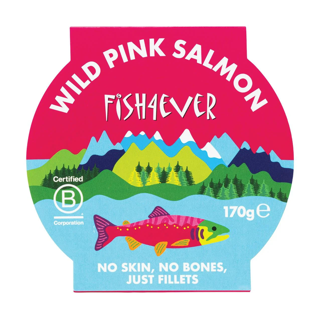 Fish 4 Ever Wild Pacific Pink Salmon 170g