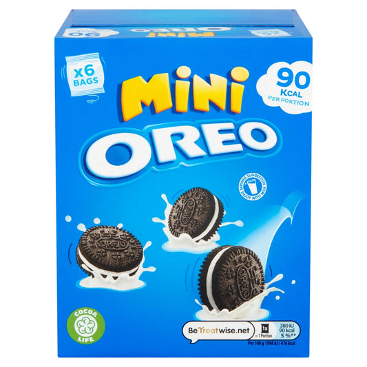 Oreo MINI Vanilla Snack Packs (6 per pack - 150g) (BOX)