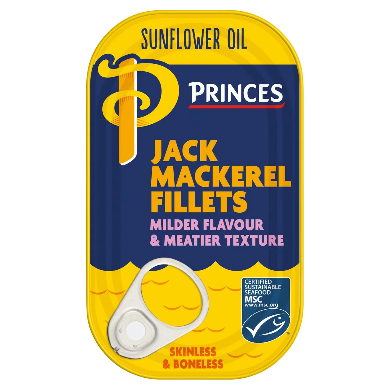 Princes Mackerel Fillets in Sunflower Oil 125g