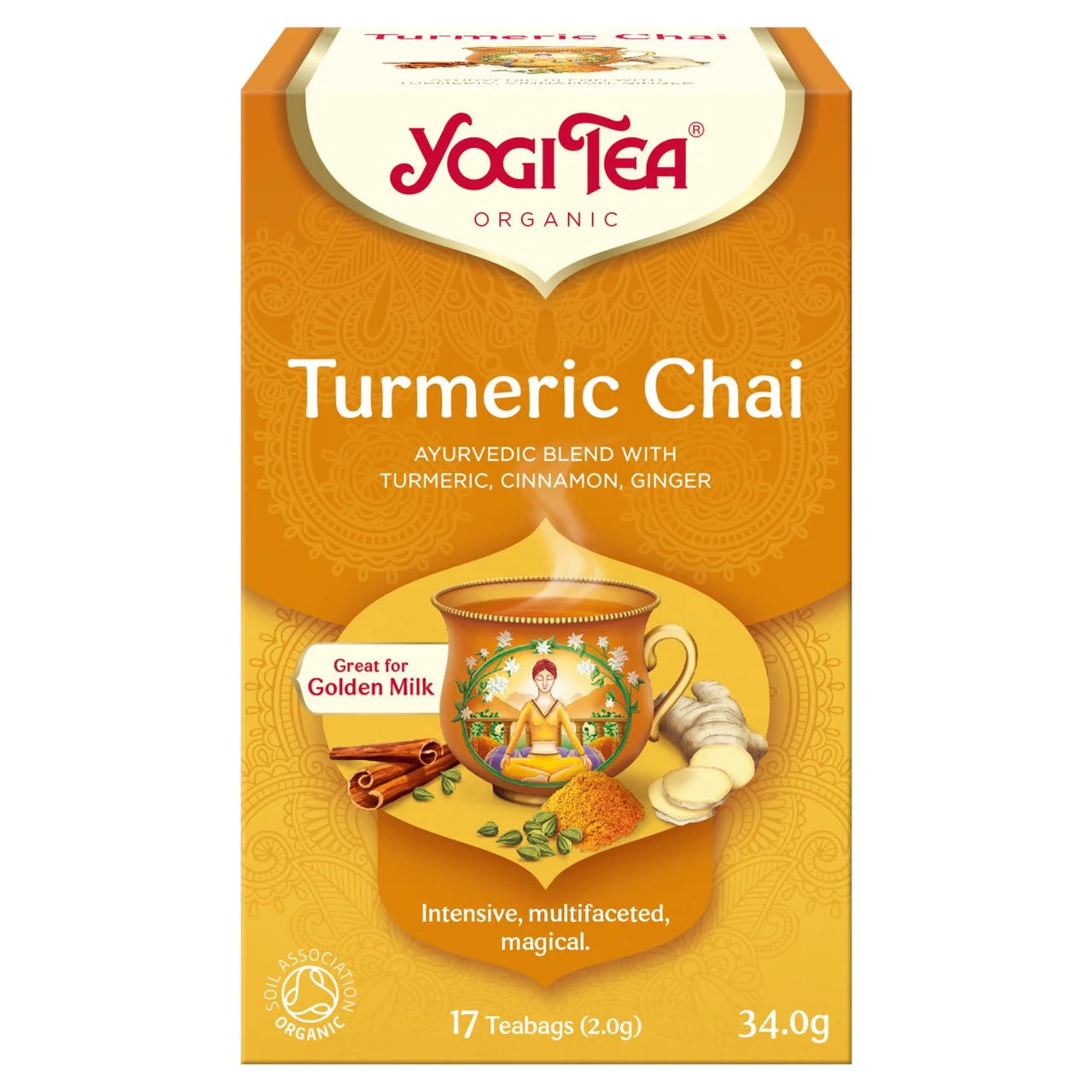Yogi Tea Organic Turmeric Chai - 17 Teabags