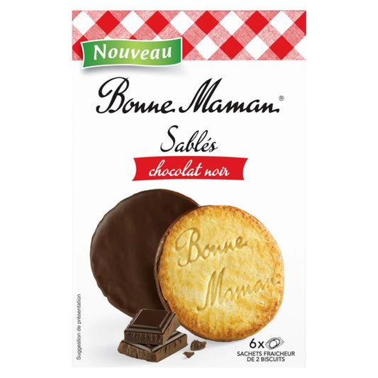Bonne Maman Dark Chocolate Sables 160G