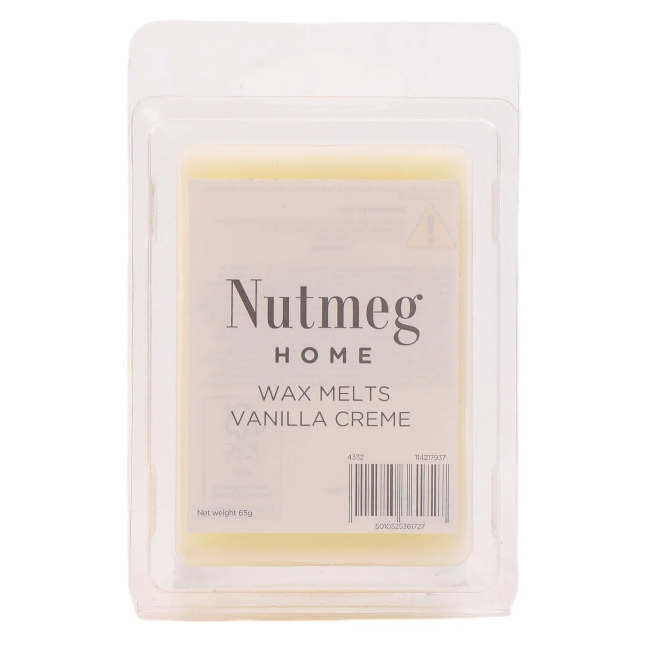Nutmeg Home Wax Melts Vanilla Creme