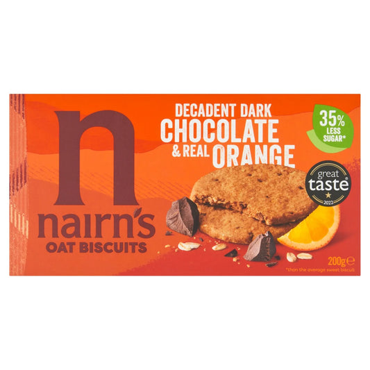Nairn's Chocolate Orange Oat Biscuits 200G