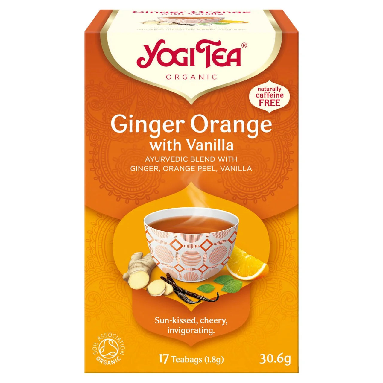 Yogi Tea Organic Ginger, Orange with Vanilla - 17 Teabags
