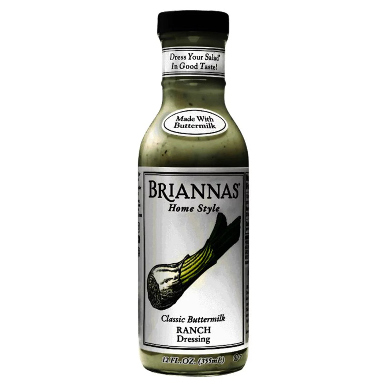 Briannas Home Style Classic Buttermilk Ranch Dressing 355Ml