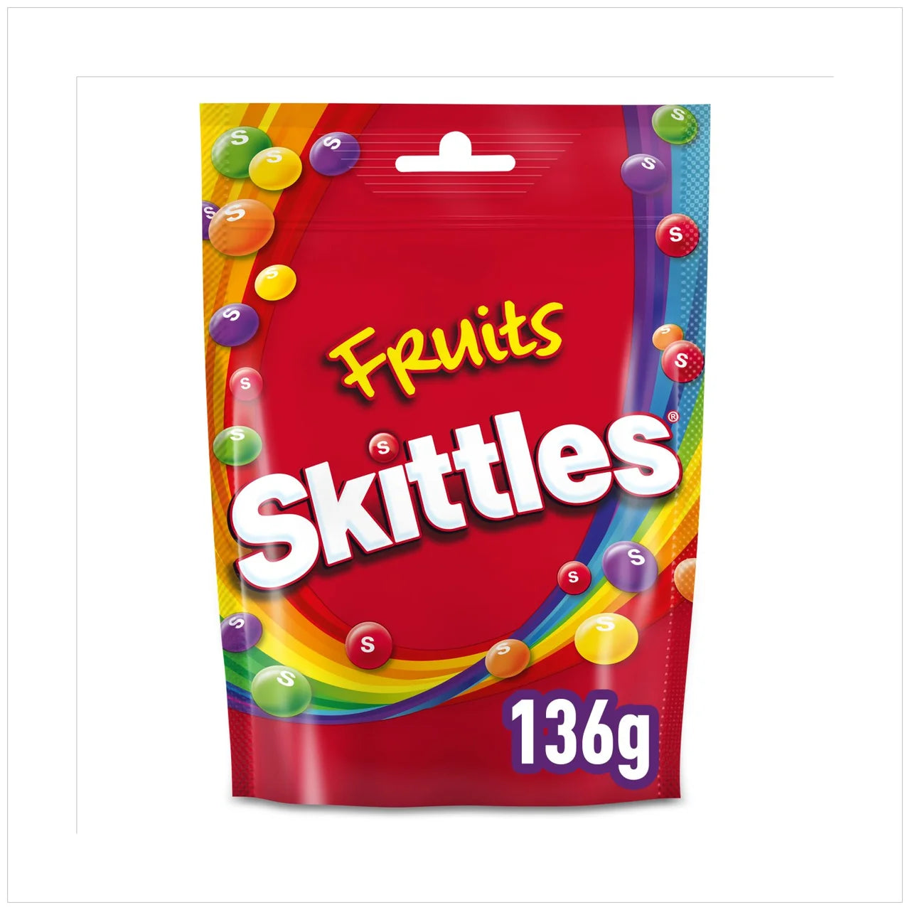 Skittles Fruits Pouch, 136g