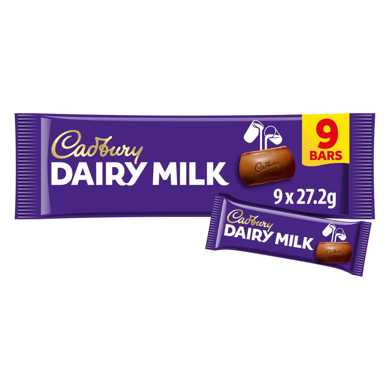 Cadbury Dairy Milk 9 Pack 244G
