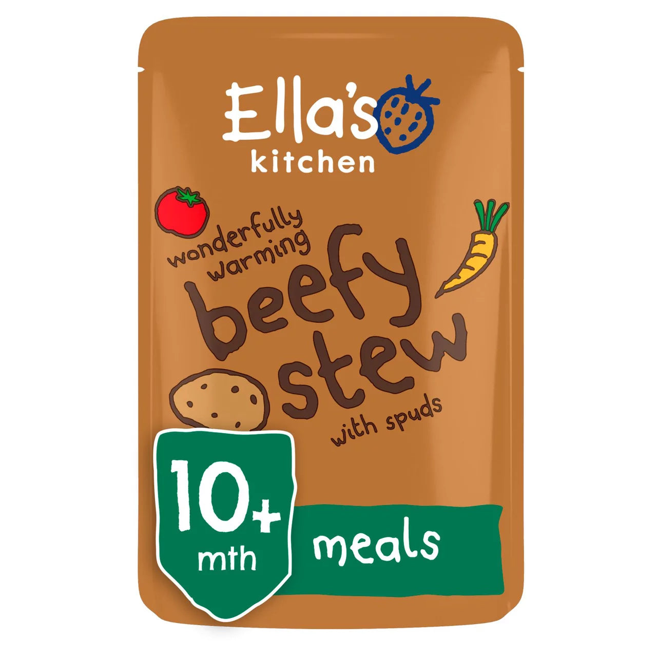 Ella's Kitchen Wonderfully Warming Beef Stew with Spuds 190g