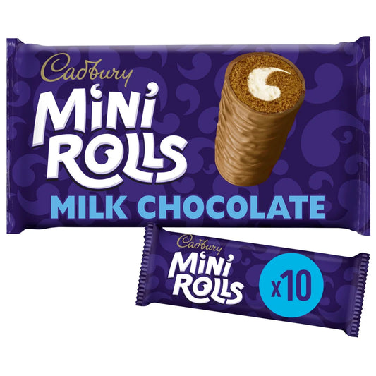 Cadbury Milk Chocolate Mini Rolls x 10