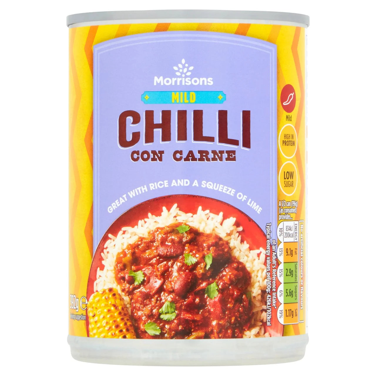 Morrisons Tinned Chilli Con Carne 392g