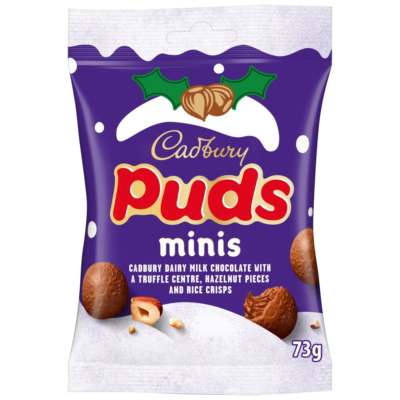 Cadbury Puds Minis Milk Chocolate - 73g