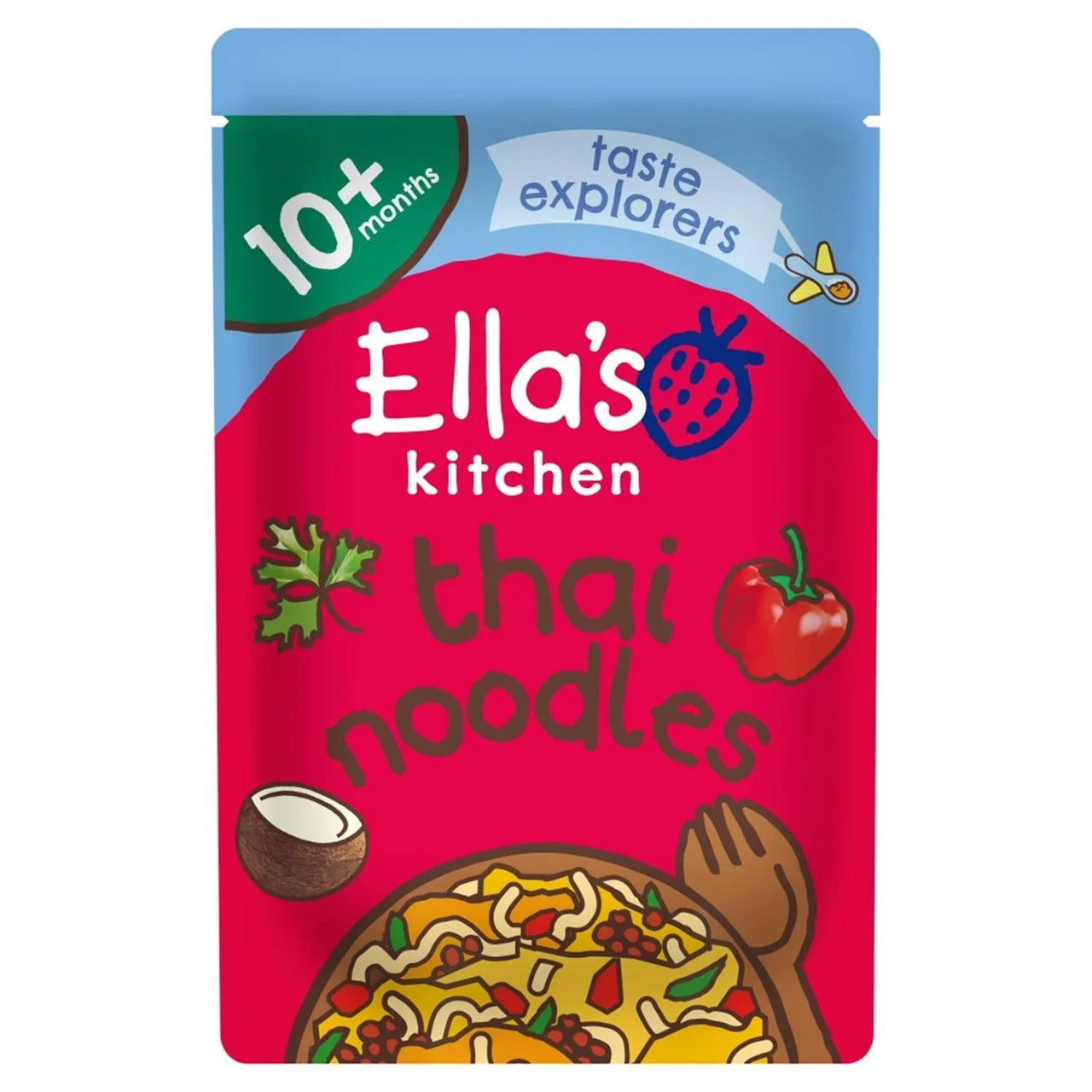 Ella's Kitchen Thai Curry Baby Food Pouch 10+ Months 190g