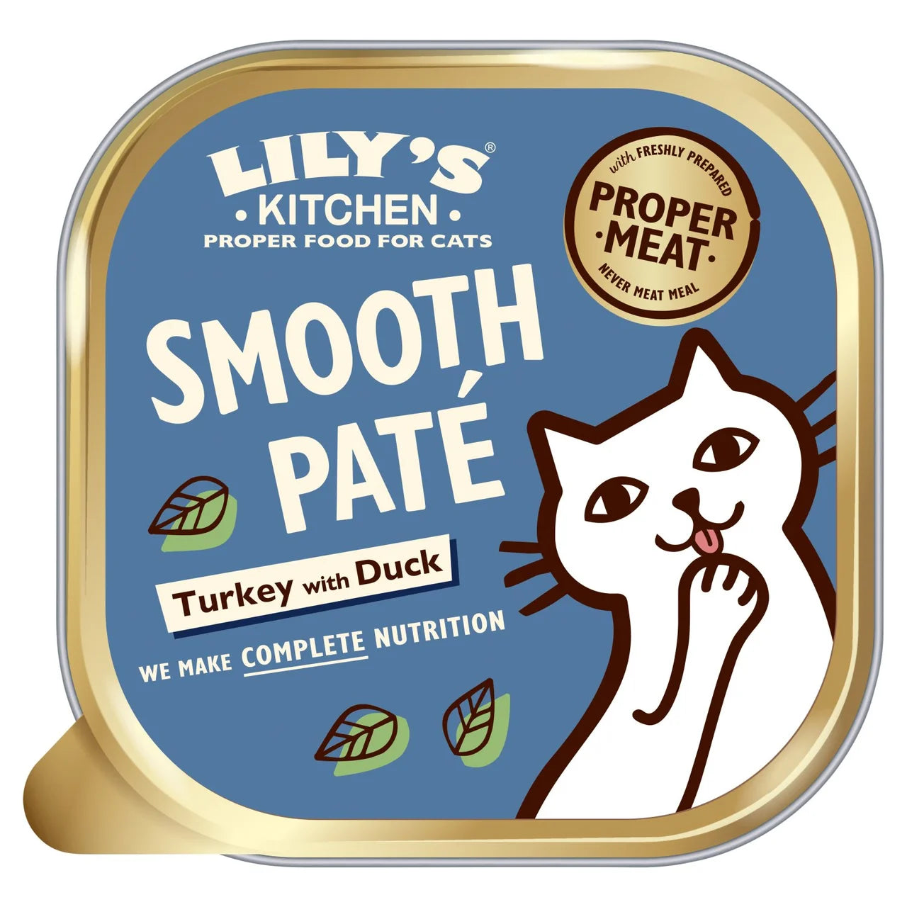 Lily's Kitchen Cat Smooth Turkey & Duck Pate - 85g