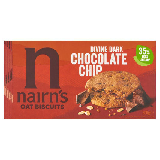 Nairn's Dark Chocolate Chip Oat Biscuits 200G
