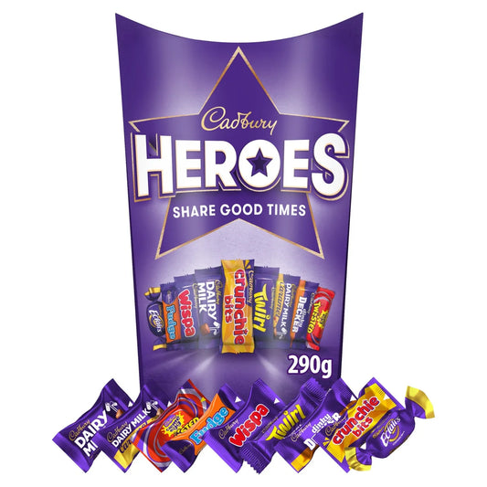 Cadbury Heroes Chocolate Carton. 290g