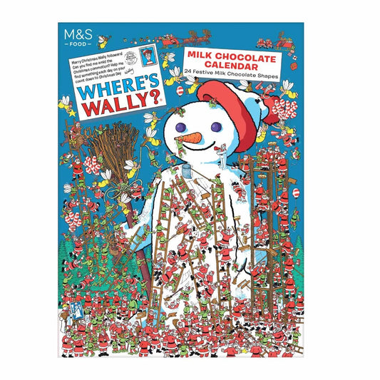 M&S Where's Wally Milk Chocolate Advent Calendar 80 G
