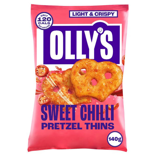 Olly's Pretzel Thins - Sweet Chilli 140G