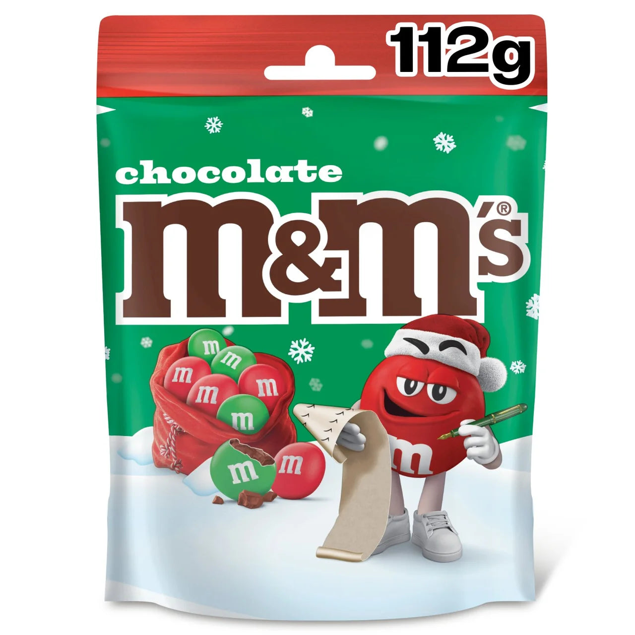 M&M's Choco Christmas Pouch 112g