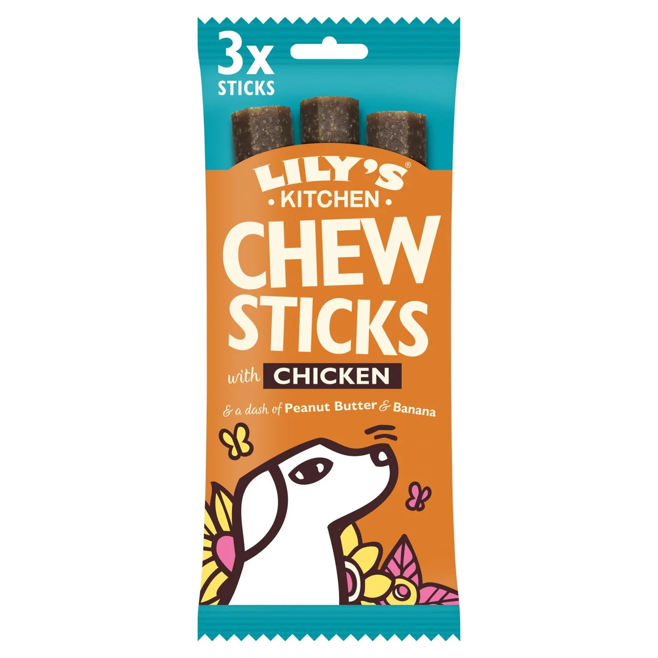 Lily's Kitchen Chew Sticks with Chicken for Dogs - 120g
