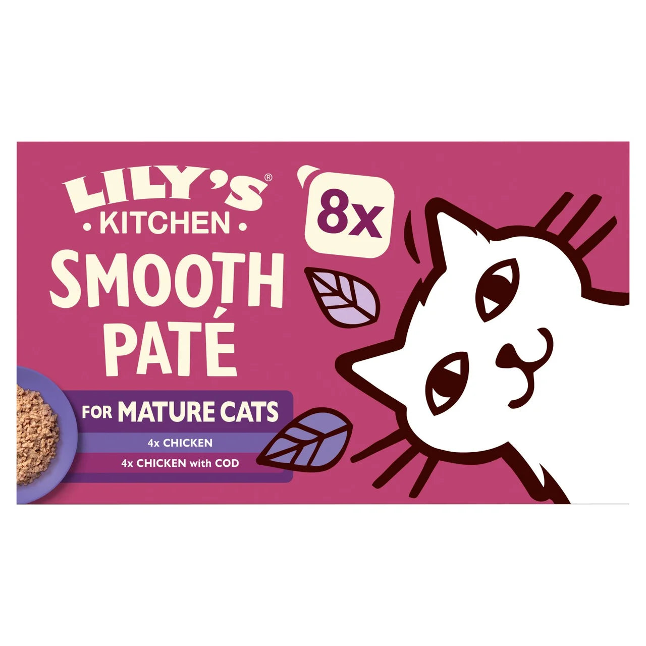 Lily's Kitchen Cat Mature Pate Multipack - 8x85g