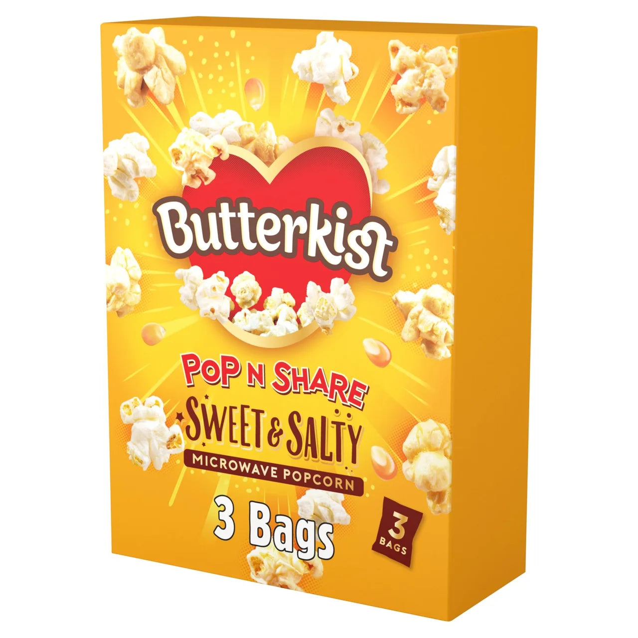 Butterkist Sweet & Salted Microwave Popcorn 180g
