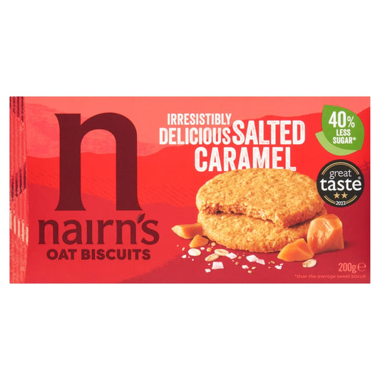 Nairn's Salted Caramel Oat Biscuits 200G