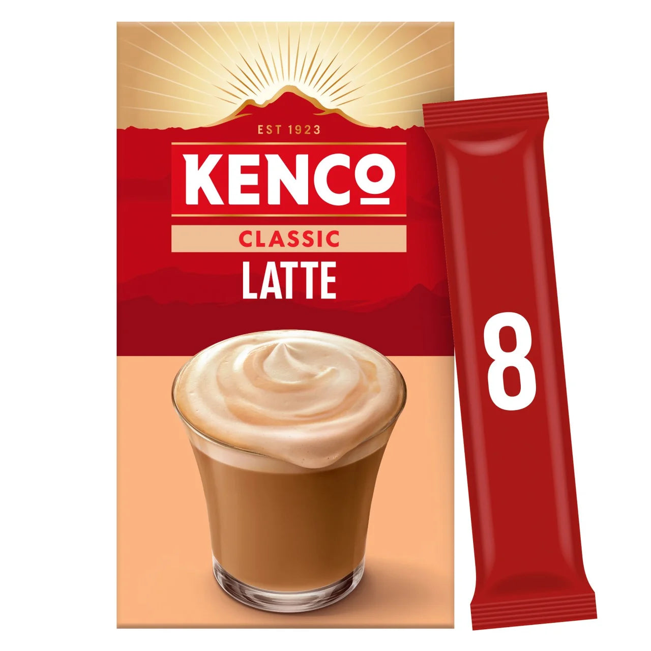 Kenco Latte Instant Coffee Sachets - 8 per pack