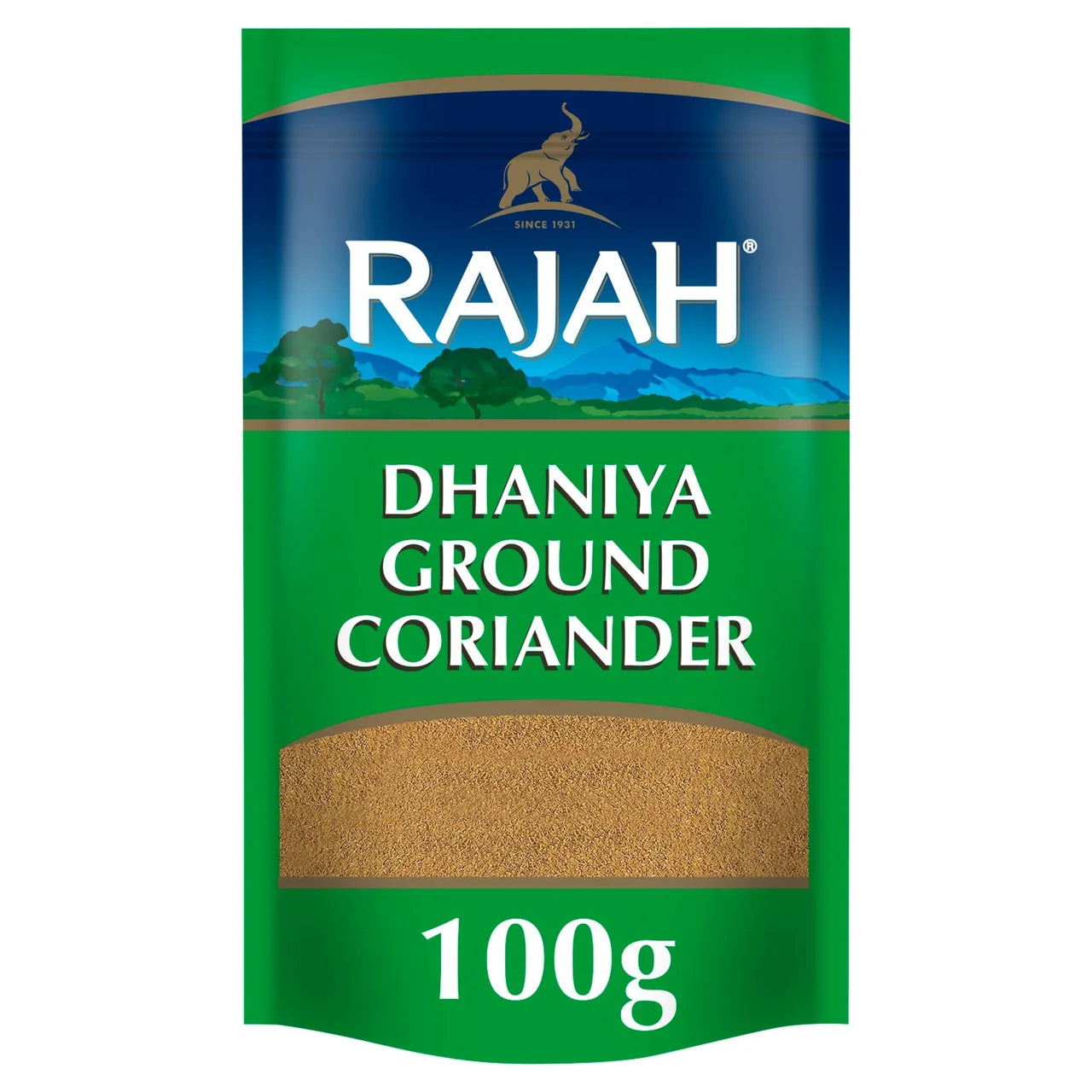 Rajah Spices Ground Coriander Dhaniya Powder 100g