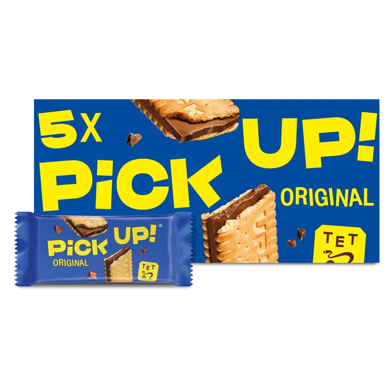 Bahlsen Pick Up! Milk Chocolate Biscuit Bars 5 x 28g