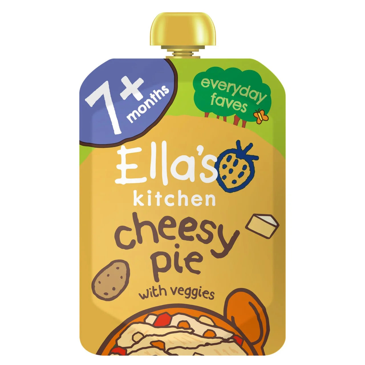 Ella's Kitchen Organic Big Smiles Cheesy Pie with Veggies 7mth+ (130g)