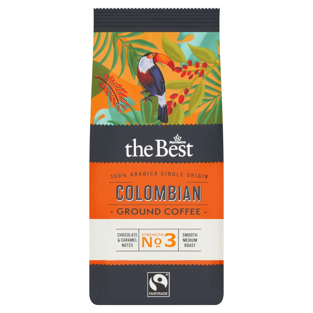 Morrisons The Best Fair Trade Colombian Ground Coffee 227g