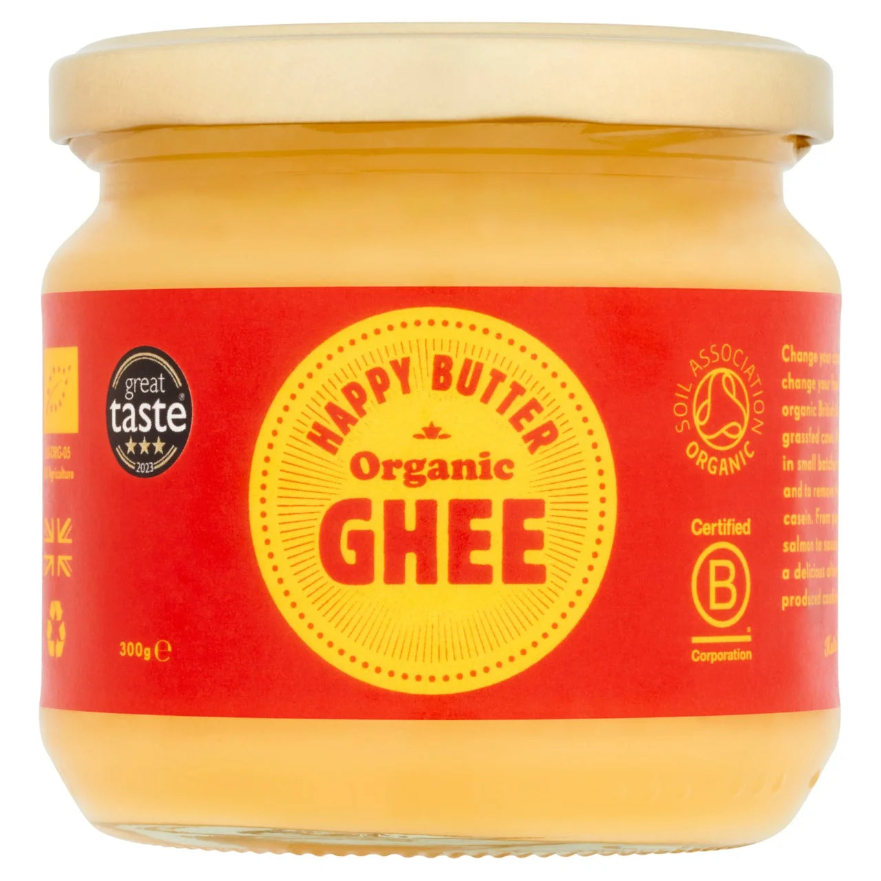 Happy Butter Organic Ghee 150G