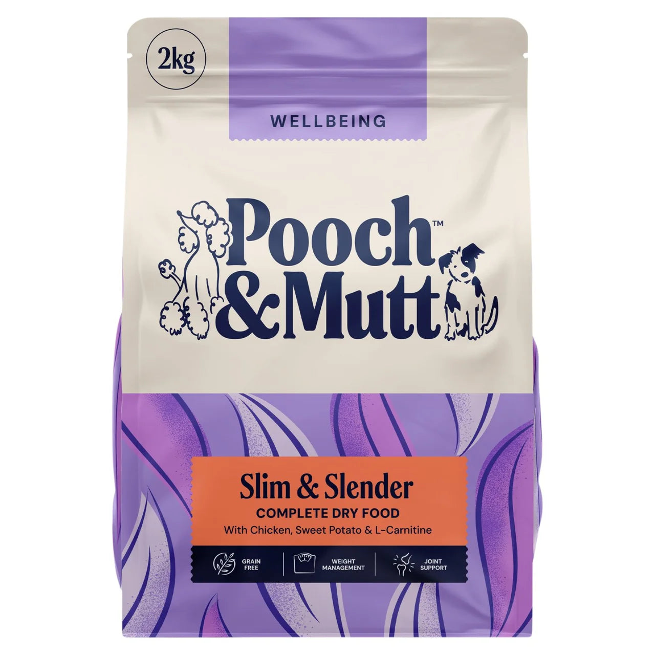 Pooch & Mutt Slim & Slender Complete Dry Dog Food 2kg