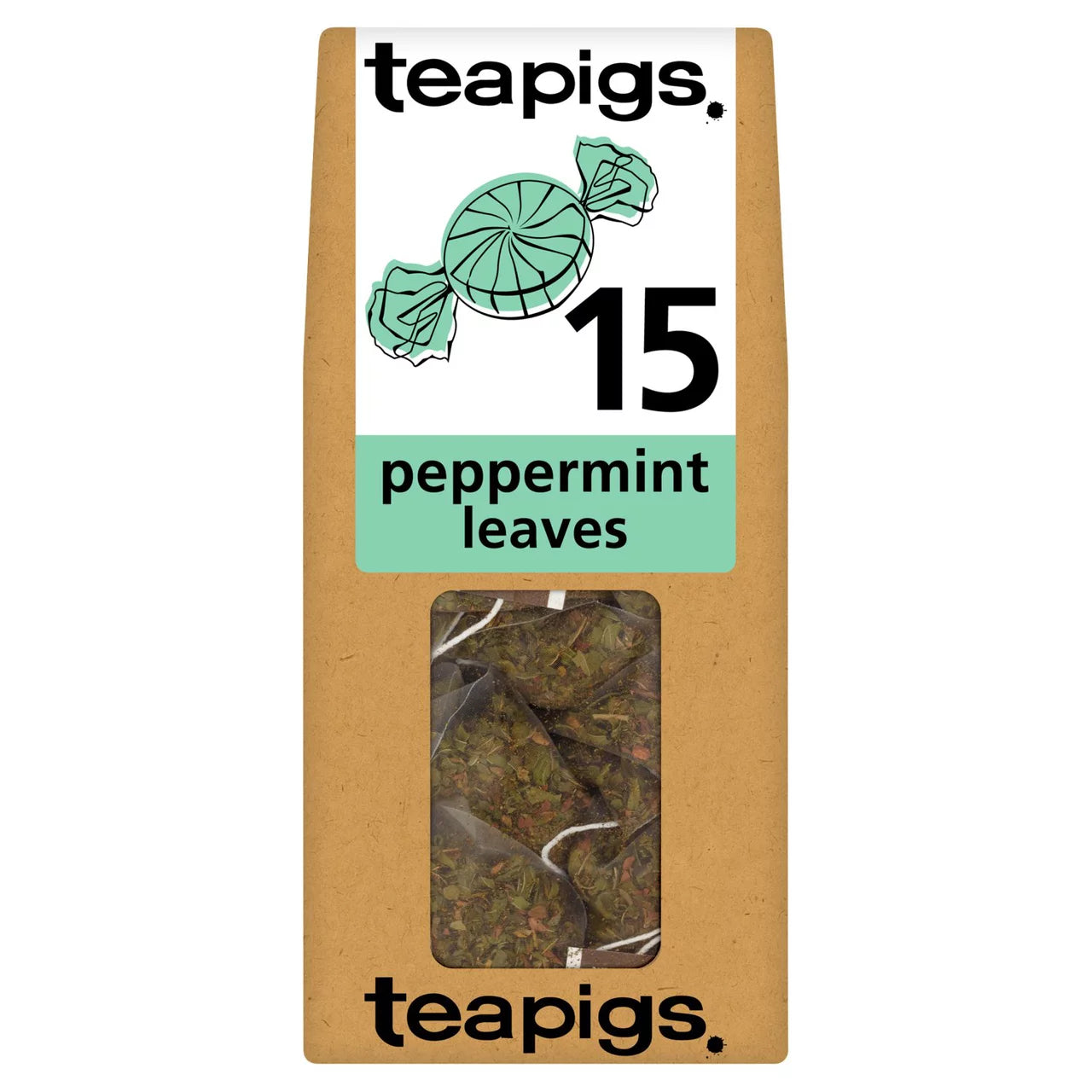 Teapigs 15 Peppermint Leaves Tea Temples 30G