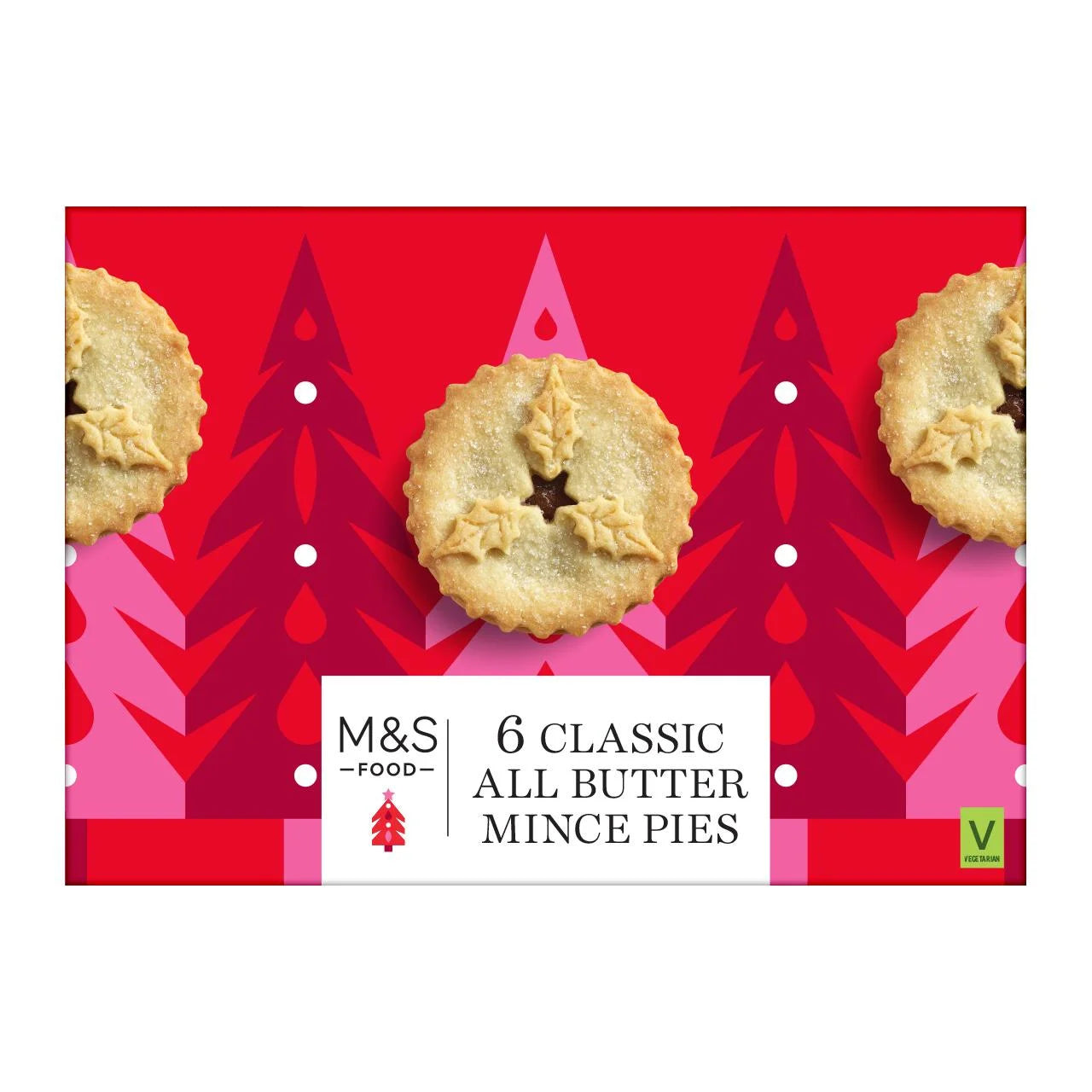 Marks & Spencer 6 All Butter Mince Pies