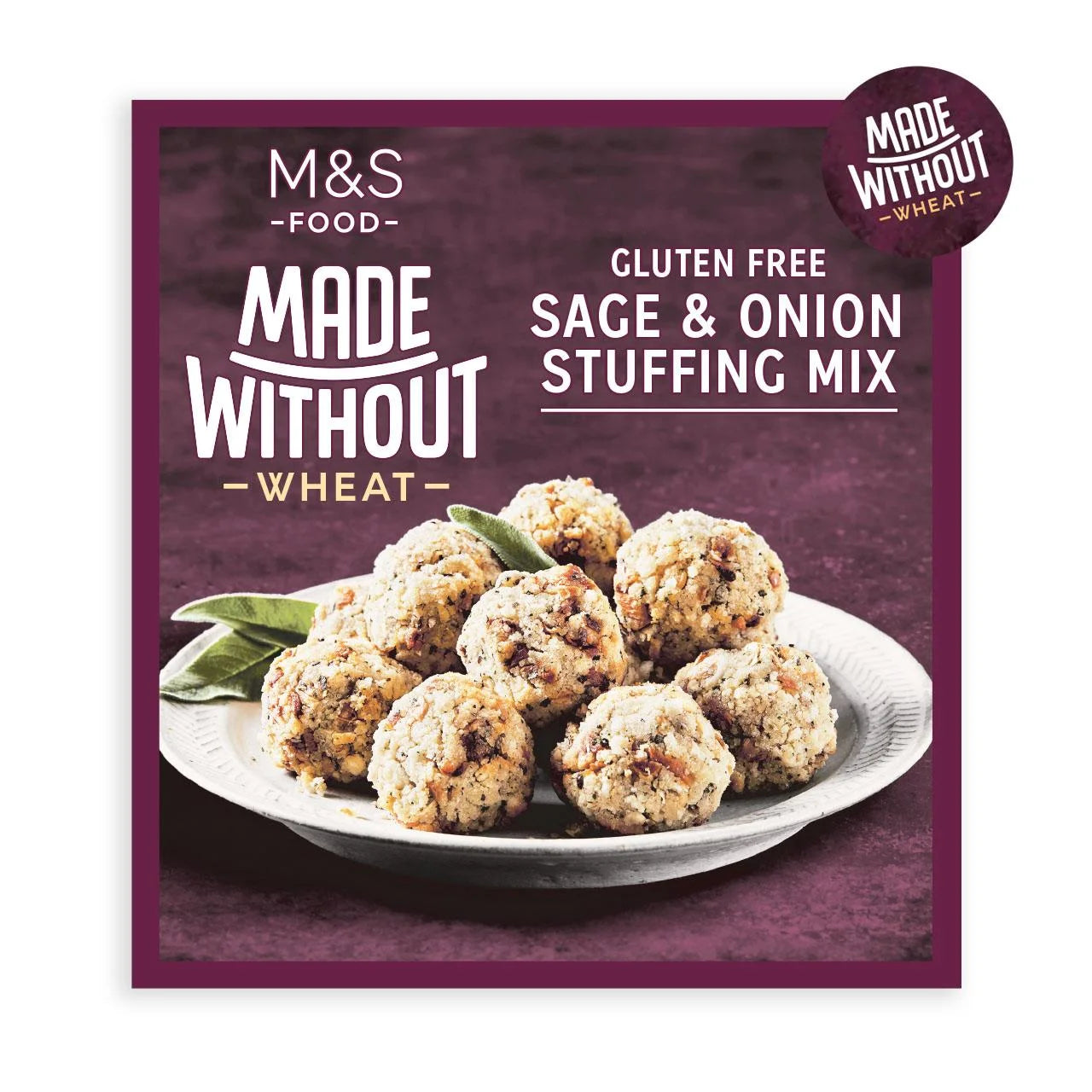 M&S Made Without Sage & Onion Stuffing Mix, 125g