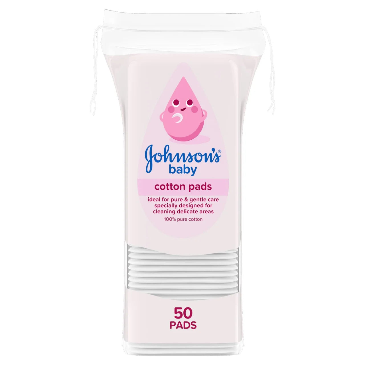 Johnson's Baby Cotton Pads- 50 Pads
